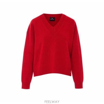 26FW 애니빙 스웨터 A0913033 RED29TANGO RED