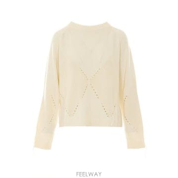 26FW 핑코 스웨터 107377 A3JEC15 WHITE