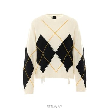 26FW 핑코 스웨터 107377 A3JEDZ0 WHITE
