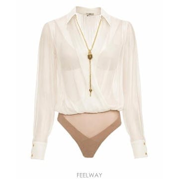 Elisabetta Franchi 26FW �����ں�Ÿ����ġ �ٵ��Ʈ Ƽ���� CB00966E2 360 WHITE26FW �����ں�Ÿ����ġ �ٵ��Ʈ Ƽ���� CB00966E2 360 WH
