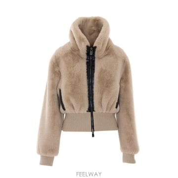 26FW 핑코 무스탕 107040 A3E7C32 Beige