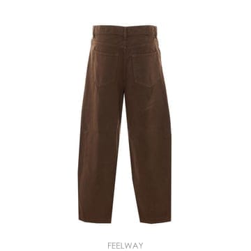 26FW 핑코 스트레이트 팬츠 103857 A3KUL72 Brown