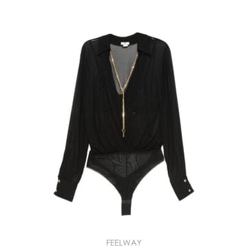 Elisabetta Franchi 26FW �����ں�Ÿ����ġ �ٵ��Ʈ Ƽ���� CB00966E2 110 NERO S26FW �����ں�Ÿ����ġ �ٵ��Ʈ Ƽ���� CB00966E2 110 NE