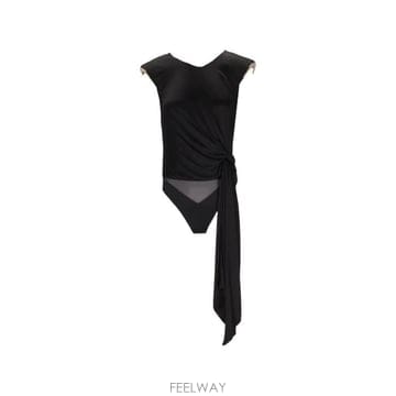 Elisabetta Franchi 26FW �����ں�Ÿ����ġ �ٵ��Ʈ Ƽ���� BO02061E2 110 NERO26FW �����ں�Ÿ����ġ �ٵ��Ʈ Ƽ���� BO02061E2 110 NE