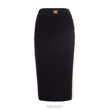 Elisabetta Franchi 26FW �����ں�Ÿ����ġ �Ƿ� GK27S61E2 685 NERO BURRO26FW �����ں�Ÿ����ġ �Ƿ� GK27S61E2 685 NERO BURRO