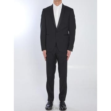 25FW 딸리아토레 수트 세트 SFBR18A01 BLACK