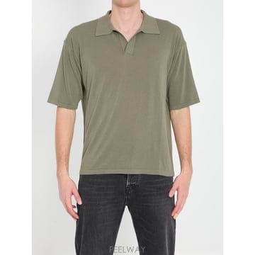 Roberto Collina 26SS �κ����� �ݸ��� ���� Ƽ���� 261MYA11024 GREEN26SS �κ����� �ݸ��� ���� Ƽ���� 261MYA11024 GREEN