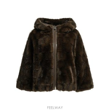 26FW 핑코 무스탕 107054A3C5M11 Brown