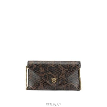 PINKO 26FW ���� Ŭ��ġ �Ŀ�ġ 106725A3E5M16Q Brown26FW ���� Ŭ��ġ �Ŀ�ġ 106725A3E5M16Q Brown