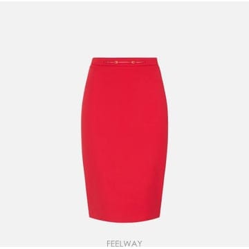 Elisabetta Franchi 26FW �����ں�Ÿ����ġ �̵� ��ĿƮ GO22366E2 CG5 RED PASSION26FW �����ں�Ÿ����ġ �̵� ��ĿƮ GO22366E2 CG5 RED PA