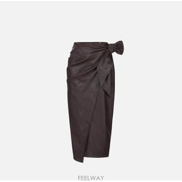 Elisabetta Franchi 26FW �����ں�Ÿ����ġ �̵� ��ĿƮ GO21866E2 EV9 DARK CHOCOLATE26FW �����ں�Ÿ����ġ �̵� ��ĿƮ GO21866E2 EV9 DARK C