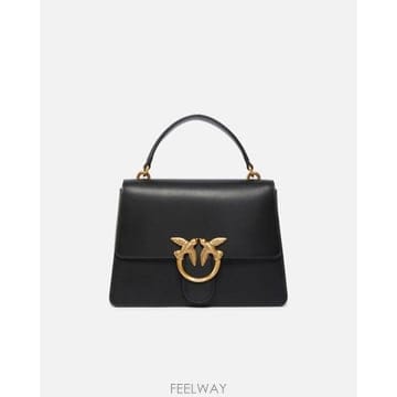 26SS 핑코 토트백 100066A0F1 Z99Q NERO ANTIQUE GOLD