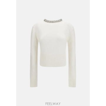 26FW 핑코 스웨터 107274A3GI Z03 BIANCO INVERNO