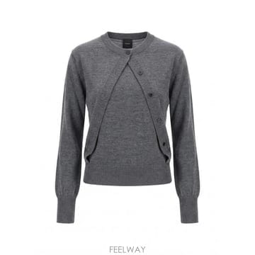 26FW 핑코 스웨터 107259A3FY I76 GRIGIO CORVO