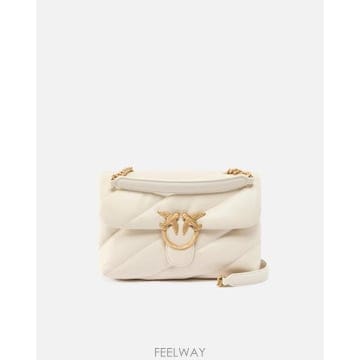 PINKO 26SS ���� ũ�ν��� 100038A0F2 Z14Q Bianco seta antique gold26SS ���� ũ�ν��� 100038A0F2 Z14Q Bianco seta antique