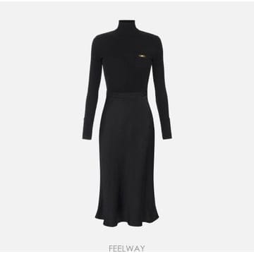 Elisabetta Franchi 25FW �����ں�Ÿ����ġ �̵� ���ǽ� AM06B56E2 110 NERO25FW �����ں�Ÿ����ġ �̵� ���ǽ� AM06B56E2 110 NERO