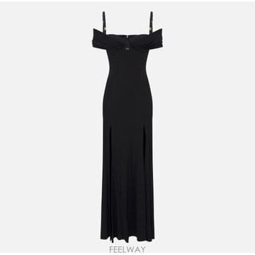 Elisabetta Franchi 25SS �����ں�Ÿ����ġ �� ���ǽ� ABR0851E2 110 Black25SS �����ں�Ÿ����ġ �� ���ǽ� ABR0851E2 110 Black