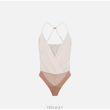 Elisabetta Franchi 26SS �����ں�Ÿ����ġ �ٵ��Ʈ Ƽ���� BO01461E2 193 BURRO26SS �����ں�Ÿ����ġ �ٵ��Ʈ Ƽ���� BO01461E2 193 BU