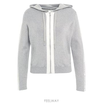 Elisabetta Franchi 26FW �����ں�Ÿ����ġ �ĵ� Ƽ���� MK15S66E2 G41 GRIGIO MELANGE AVORIO26FW �����ں�Ÿ����ġ �ĵ� Ƽ���� MK15S66E2 G41 GRIGIO