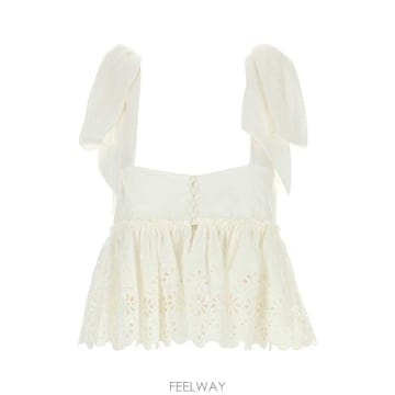 Chloe 26FW ���ο� ���� Ƽ���� CH26AHT46053 107 White26FW ���ο� ���� Ƽ���� CH26AHT46053 107 White