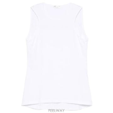 Roberto Collina 26SS �κ����� �ݸ��� �μҸ� Ƽ���� A62014 01 BIANCO26SS �κ����� �ݸ��� �μҸ� Ƽ���� A62014 01 BIANCO