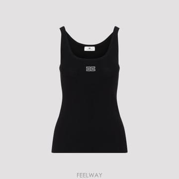 Elisabetta Franchi 26FW �����ں�Ÿ����ġ �μҸ� Ƽ���� TK03B66E2 685 NERO BURRO26FW �����ں�Ÿ����ġ �μҸ� Ƽ���� TK03B66E2 685 NERO