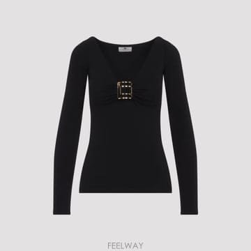 Elisabetta Franchi 26FW �����ں�Ÿ����ġ ž MD00567E2 110 NERO26FW �����ں�Ÿ����ġ ž MD00567E2 110 NERO