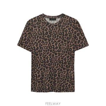 Anine Bing 26FW �ִϺ� ���� Ƽ���� A0812303MTL59 BLACK AND BROWN LEOPARD26FW �ִϺ� ���� Ƽ���� A0812303MTL59 BLACK AND BROWN 