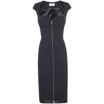 Elisabetta Franchi 26SS �����ں�Ÿ����ġ �̵� ���ǽ� AB90061E2 110 BLACK26SS �����ں�Ÿ����ġ �̵� ���ǽ� AB90061E2 110 BLACK