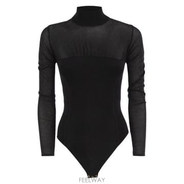 Elisabetta Franchi 26FW �����ں�Ÿ����ġ �ٵ��Ʈ Ƽ���� BK09B67E2 BLACK26FW �����ں�Ÿ����ġ �ٵ��Ʈ Ƽ���� BK09B67E2 BLACK
