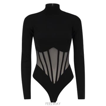 Elisabetta Franchi 26FW �����ں�Ÿ����ġ �ٵ��Ʈ Ƽ���� BK05S67E2 BLACK26FW �����ں�Ÿ����ġ �ٵ��Ʈ Ƽ���� BK05S67E2 BLACK