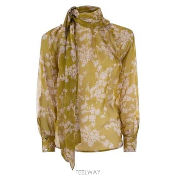 Elisabetta Franchi 25SS �����ں�Ÿ����ġ ����콺 CAS7951E2 OCHRE25SS �����ں�Ÿ����ġ ����콺 CAS7951E2 OCHRE