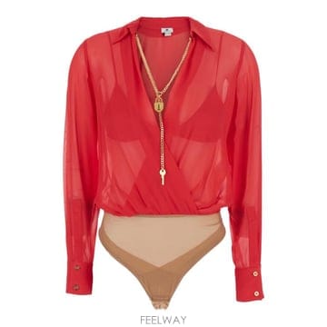 Elisabetta Franchi 26FW �����ں�Ÿ����ġ ����콺 CB00966E2CG5 Red26FW �����ں�Ÿ����ġ ����콺 CB00966E2CG5 Red