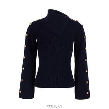 Elisabetta Franchi 26FW �����ں�Ÿ����ġ ���� Ƽ���� MK03S66E2H88 Blu26FW �����ں�Ÿ����ġ ���� Ƽ���� MK03S66E2H88 Blu
