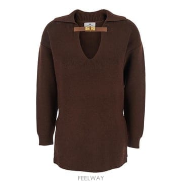 Elisabetta Franchi 25FW �����ں�Ÿ����ġ ���� Ƽ���� MK06S56E2EA3 Brown25FW �����ں�Ÿ����ġ ���� Ƽ���� MK06S56E2EA3 Brown