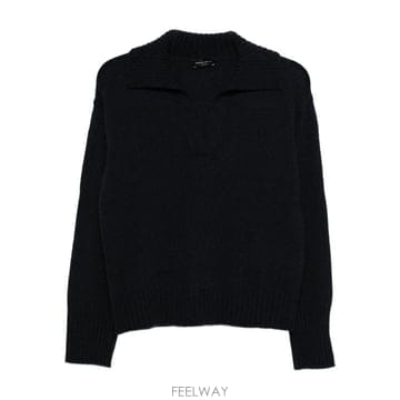Roberto Collina 25FW �κ����� �ݸ��� ���� Ƽ���� 253F36004 F3610 NAVY25FW �κ����� �ݸ��� ���� Ƽ���� 253F36004 F3610 NAVY