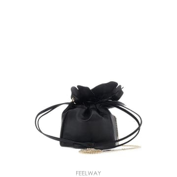 PINKO 26FW ���� ���� 107678POUCHFLOWER A0F2Z99Y NERO26FW ���� ���� 107678POUCHFLOWER A0F2Z99Y NERO
