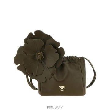 PINKO 26FW ���� ���� 107678POUCHFLOWER A0F2V65Y MILITAR GREEN26FW ���� ���� 107678POUCHFLOWER A0F2V65Y MILITAR GREE