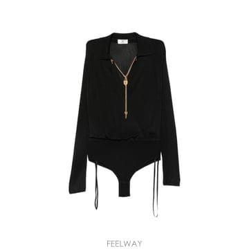 Elisabetta Franchi 26FW �����ں�Ÿ����ġ �ٵ��Ʈ Ƽ���� BK03S66E2 110 NERO26FW �����ں�Ÿ����ġ �ٵ��Ʈ Ƽ���� BK03S66E2 110 NE