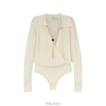Elisabetta Franchi 26FW �����ں�Ÿ����ġ �ٵ��Ʈ Ƽ���� BK03S66E2 193 BURRO26FW �����ں�Ÿ����ġ �ٵ��Ʈ Ƽ���� BK03S66E2 193 BU