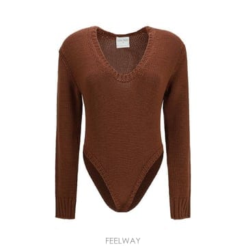 Forte Forte 26FW ������������ ���� Ƽ���� 15451MYKNIT F50M3070 BROWN26FW ������������ ���� Ƽ���� 15451MYKNIT F50M3070 BRO
