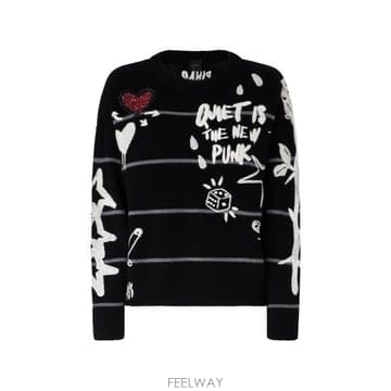 PINKO 26FW ���� ������ 107502 A2PKZIK BLACK WHITE26FW ���� ������ 107502 A2PKZIK BLACK WHITE