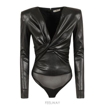 Elisabetta Franchi 26FW �����ں�Ÿ����ġ �ٵ��Ʈ Ƽ���� BO04566E2 110 NERO26FW �����ں�Ÿ����ġ �ٵ��Ʈ Ƽ���� BO04566E2 110 NE