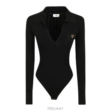 Elisabetta Franchi 26FW �����ں�Ÿ����ġ �ٵ��Ʈ Ƽ���� BK02B66E2 110 NERO26FW �����ں�Ÿ����ġ �ٵ��Ʈ Ƽ���� BK02B66E2 110 NE