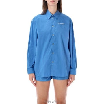 Sporty & Rich 26FW ����Ƽ�ظ�ġ ���� Ƽ���� SI00783326BL166 4154 TRUE BLUE26FW ����Ƽ�ظ�ġ ���� Ƽ���� SI00783326BL166 4154 TRU