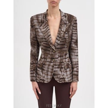 Elisabetta Franchi 26SS �����ں�Ÿ����ġ ��Ʈ ���� NGI20761E2644 Brown26SS �����ں�Ÿ����ġ ��Ʈ ���� NGI20761E2644 Brown