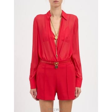 Elisabetta Franchi 26FW �����ں�Ÿ����ġ ���� Ƽ���� RCB00966E2CG5 Red26FW �����ں�Ÿ����ġ ���� Ƽ���� RCB00966E2CG5 Red