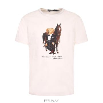 Ralph Lauren 26SS ���� �����η� ���� Ƽ���� 710P08093 003 White26SS ���� �����η� ���� Ƽ���� 710P08093 003 White