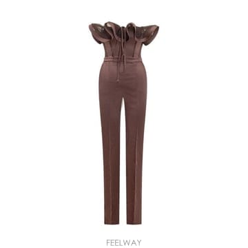 Elisabetta Franchi 26SS �����ں�Ÿ����ġ ���ǽ� TU06562E2 644 CACAO26SS �����ں�Ÿ����ġ ���ǽ� TU06562E2 644 CACAO