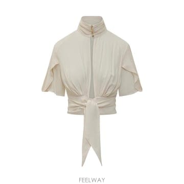 Elisabetta Franchi 26SS �����ں�Ÿ����ġ ����콺 CA15862E2 193 BURRO26SS �����ں�Ÿ����ġ ����콺 CA15862E2 193 BURRO